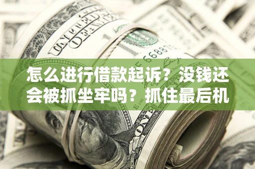 济南怎么进行借款起诉？没钱还会被抓坐牢吗？抓住最后机会！
