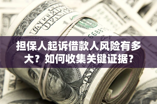 济南担保人起诉借款人风险有多大？如何收集关键证据？