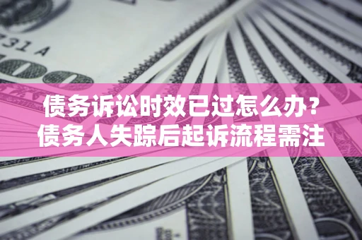 济南债务诉讼时效已过怎么办？债务人失踪后起诉流程需注意什么？