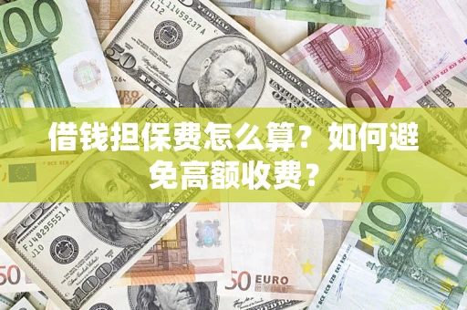 济南借钱担保费怎么算？如何避免高额收费？