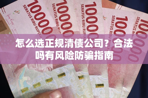 济南怎么选正规清债公司？合法吗有风险防骗指南